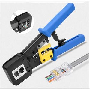 Rj45 aracı crimper el ağ sıyırma aracı pense için ez rj45 rj11 cat6 cat5 8p8c çok kablo sıkma striptizci - Product Image 1