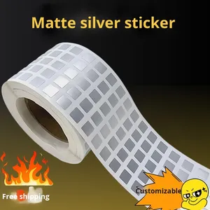 Free Shipping Label Factory High Temperature Resistant PET Circuit Board QR Code Printing Matte Silver Sticker for <strong>Fixed</strong> <strong>Asset</strong> - Product Image 4
