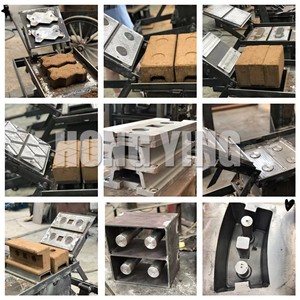 เครื่องทำอิฐประสานดินเหนียวเครื่องทำอิฐด้วยมือหนึ่งคน - Product Image 4