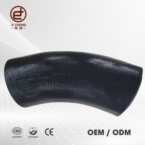 Trung Quốc Nhà sản xuất ASME b16.9 BW thép carbon <span class=keywords><strong>CS</strong></span> A234 wpb mông hàn 2 inch 90 độ dài bán kính LR liền mạch mông hàn khuỷu tay - Product Image 3