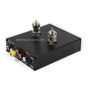 唱机前置放大器RCA输入输出毫米留声机前置放大器，用于转台DC 12v家用音响录音机低噪声前置放大器