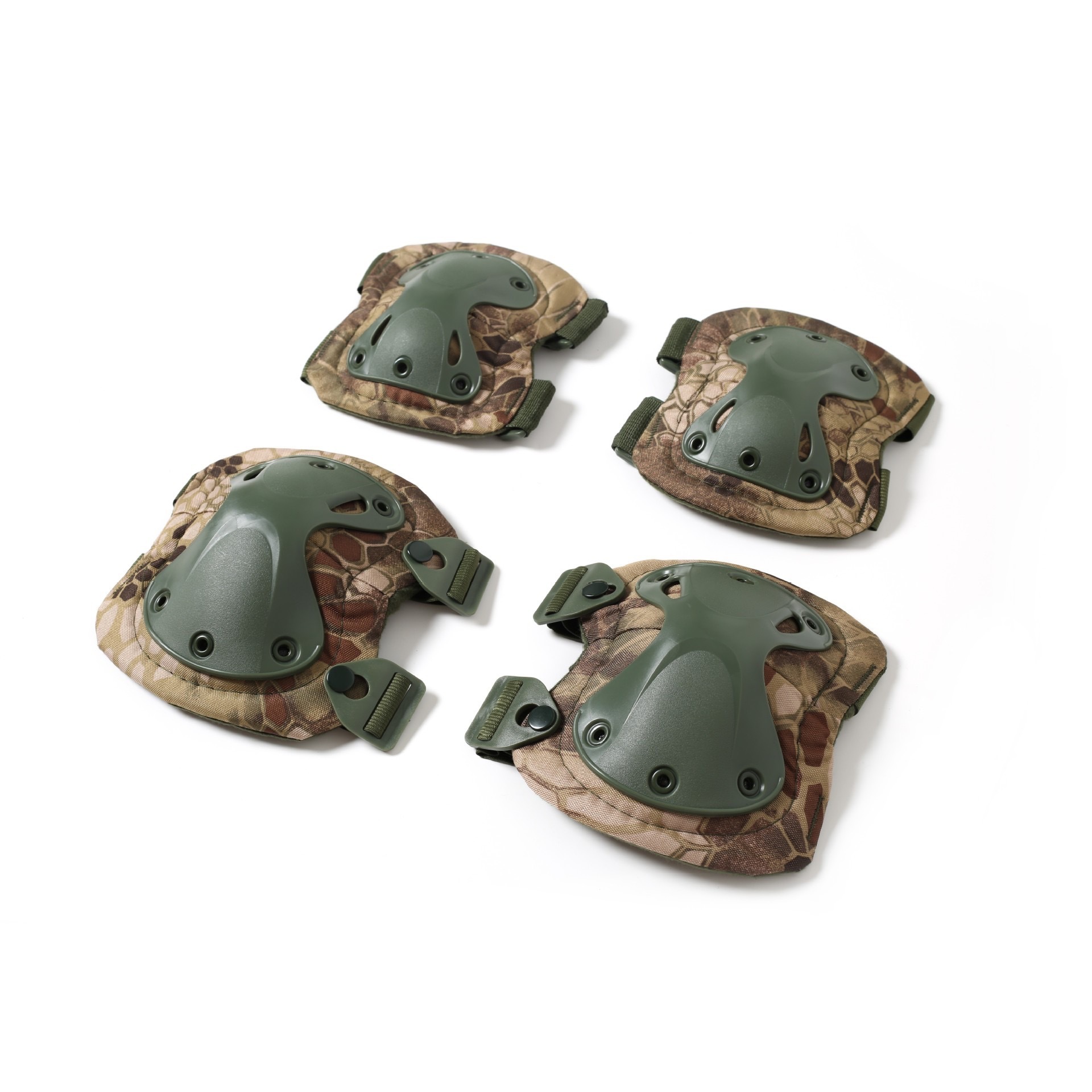 Green python print 4-piece set