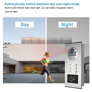 Sistema de videoportero para apartamento Cámara de timbre de video con pantalla de 7 pulgadas con función de intercomunicación de doble vía - Product Image 5