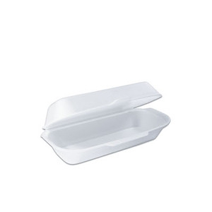 <strong>Al</strong> Bayader Foam <strong>Hinged</strong> Technology Disposable 3-Compartment Plastic Carryout Food Containers 3-Compartment Plastic <strong>Boxes</strong> - Product Image 2