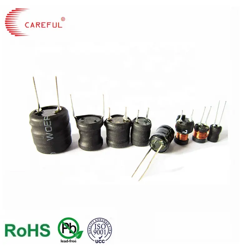 3 pins 100uh tamburo filtro induttore radiale bobine di ferrite choke induttore bobina