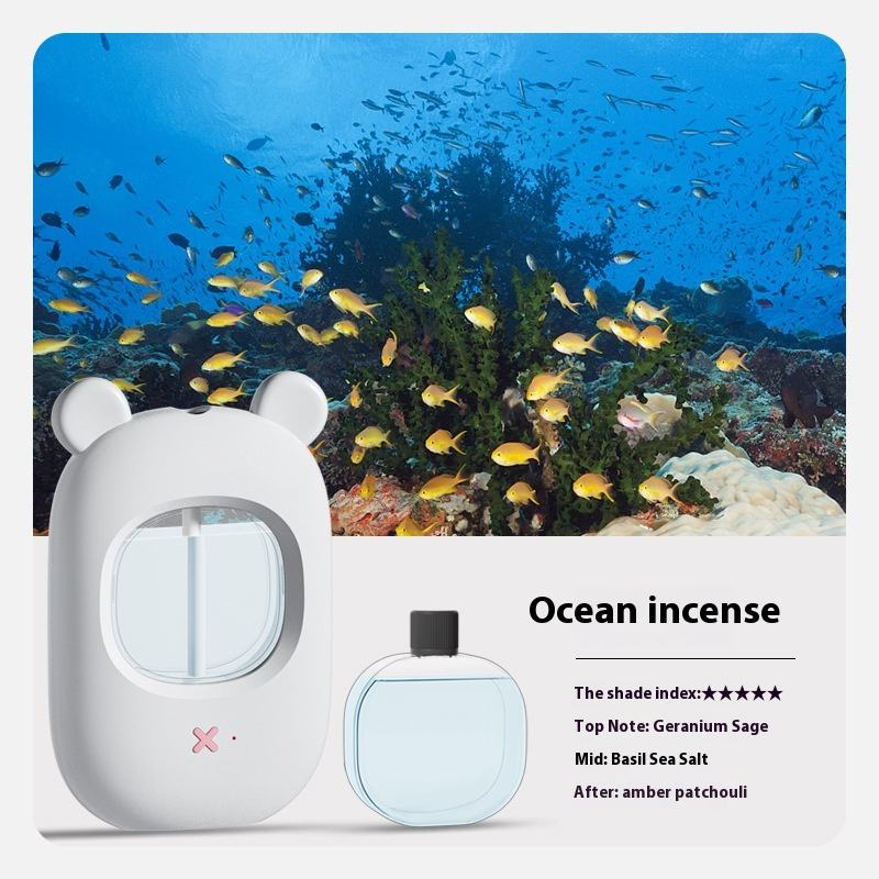 010เครื่องอโรมาเทอราพี + มหาสมุทรที่มีชีวิตชีวา