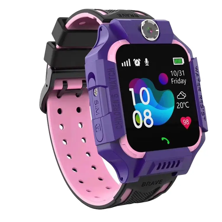 Q19 jam tangan cerdas terbaru terbaru, jam tangan cerdas anak-anak dengan kartu Sim, jam tangan pelacak LBS SOS