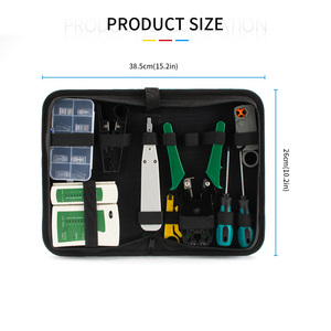 Set di strumenti manuali di rete per Computer RJ45/12/11 Lan Kit di strumenti di rete Crimper Stripper cavo strumento di prova per rete LAN - Product Image 3