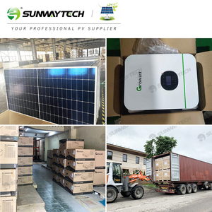 完整的光伏太阳能套件1kw太阳能系统5kw 10KW 5000W 10000W太阳能系统套件，带离网逆变器 - Product Image 5