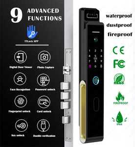 Nuova serratura digitale con riconoscimento facciale biometrico per riconoscimento digitale per interfono vocale remoto con serratura intelligente - Product Image 2