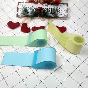 定制设计师卷便条纸备忘录文具回收彩色不干胶后便条纸卷带塑料分配器 - Product Image 5