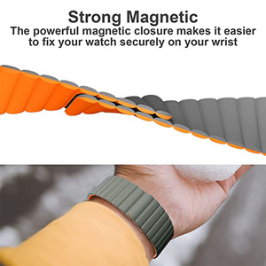 Huawei SamsungWatchスマートウォッチバンド用ソフトシリコンストラップ磁気ウォッチバンド20MM22MM - Product Image 4