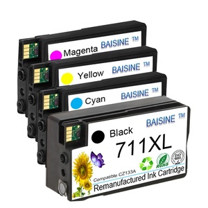 HP 711 için 80-ml siyah DesignJet mürekkep HP için kartuş DesignJet T120 T520 mürekkep kartuşu 711 yeniden üretilmiş mürekkep kartuşu 711 - Product Image 1