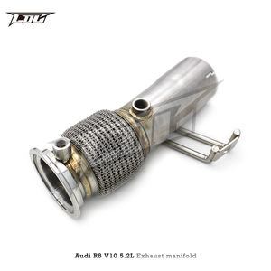 Audi R8 için COC spor egzoz manifoldu 5.2L 2010-2022 performans egzoz boru başlığı 304 paslanmaz çelik - Product Image 2