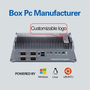 2 Lan 6 USB 6 COM DDR4 Linux Window Dual Lan Industrial Compact <strong>Embedded</strong> Box Industrial Pc Fanless Mini Pc I9 12th Gen 13th Gen - Product Image 5