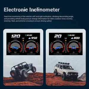 OBD2 HUD tipi hız su sıcaklığı aşırı hız ve güvenlik Alarm özellikleri ile yeni F11 GPS araç Head-Up ekran - Product Image 5
