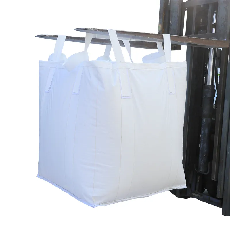 500kg 1000kg 1200kg 1500kg 2000kg 1 ton 2 tonnellate jumbo bag dimensione quadrata borsa fibra jumbo alla rinfusa big bag