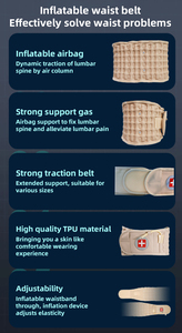 OEM Giải Nén Vành Đai cột sống kéo thiết bị trở lại Brace Belt Inflatable thắt lưng hỗ trợ cho thấp hơn đau lưng cứu trợ phụ nữ người đàn ông - Product Image 4