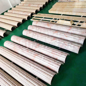 Solid Marble Columns With Corinthian Capitals Customized Different <strong>Types</strong> Roman Marble <strong>Pillars</strong> - Product Image 3