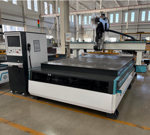 Enrutador Cnc 1325/1530, máquina de grabado Atc Cnc, enrutador Cnc de 3 ejes con mesa de descarga de carga para muebles de puerta - Product Image 1