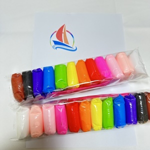 ชุดดินเหนียวทำมือสำหรับเด็กรุ่นเบาพิเศษแห้งแบบนุ่มพิเศษ12สี - Product Image 6