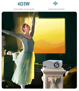 Everycom HQ9 Smart Android 9.0 5G Wifi Hd Lcd Projetor Suporte 4K Vídeo Manual foco Full HD Projetor de home theater