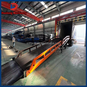 LKW-Rampe zum Be-und Entladen von Kraftfahrzeugen Teleskop-Entlade plattform Lager lade ausrüstung Tragfähigkeit: 8 Tonnen 10 t - Product Image 5