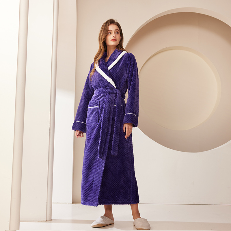 Peignoir femmes-violet