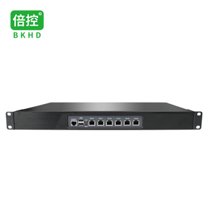 BKHD Factory 1U Rackmout 989-NET-PC Firewall Router 6LAN Intel 2nd/3rd Gen I3 i5 i7 Solución de seguridad de red - Product Image 1