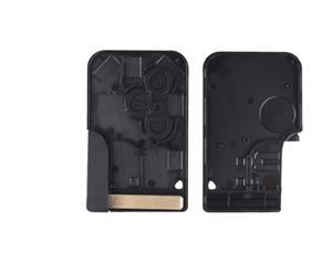 10X 3 Button Smart Card <strong>Key</strong> Shell for Renault Clio Logan Megane 2 3 Koleos Scenic Card Case Black Car <strong>Key</strong> Fob With Small <strong>Key</strong> - Product Image 4