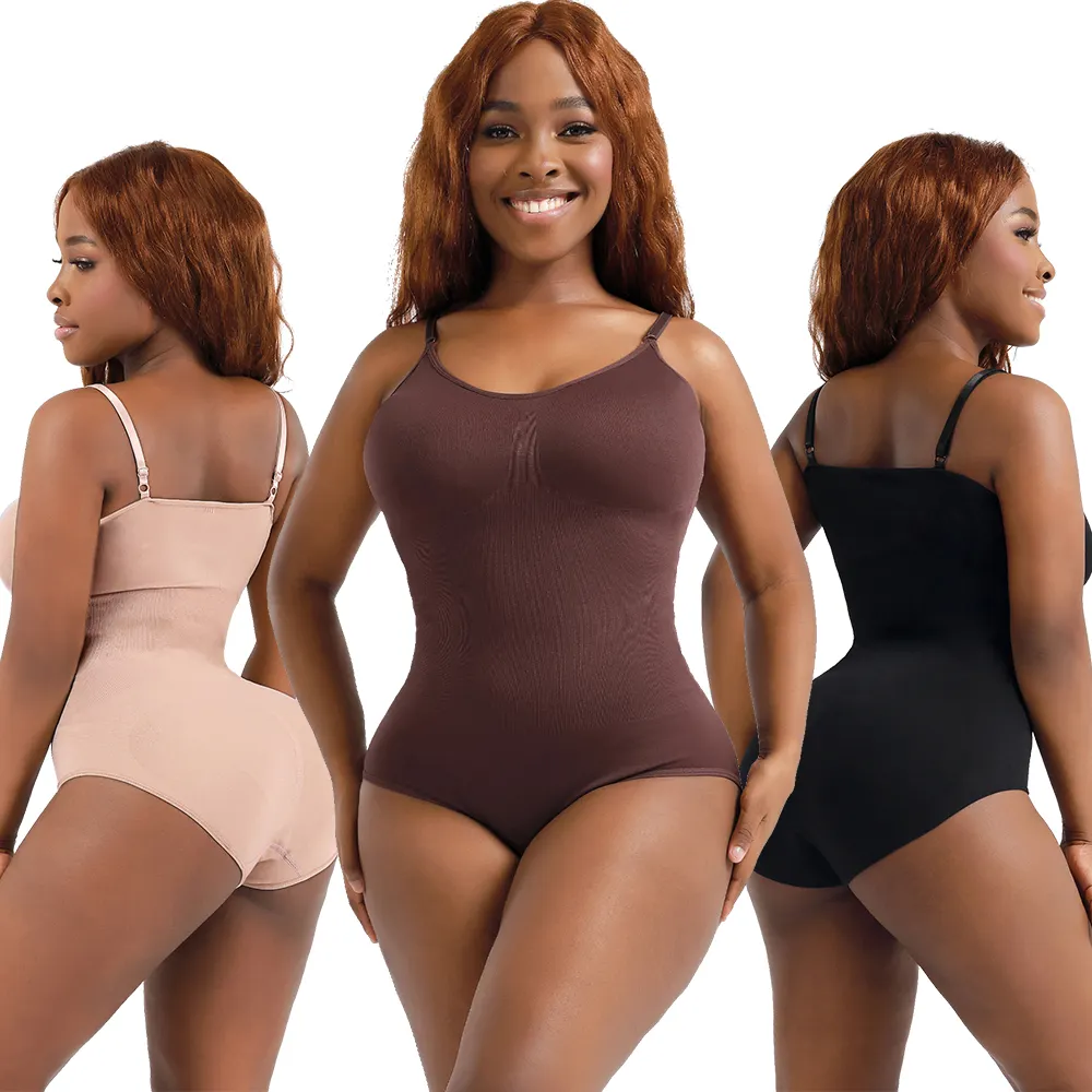 Toptan artı boyutu seksi dikişsiz zayıflama iç çamaşırı Bodysuit Butt kaldırıcı korse tanga şekillendirici kadın vücut Shapewear