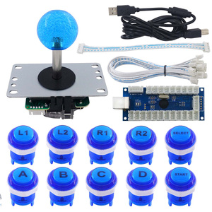 Hot Sell <strong>Arcade</strong> Game Console DIY Kit <strong>Arcade</strong> Cabinet Joystick Kit With USB Encoder LED Joystick Illuminated Push Buttons - Product Image 2