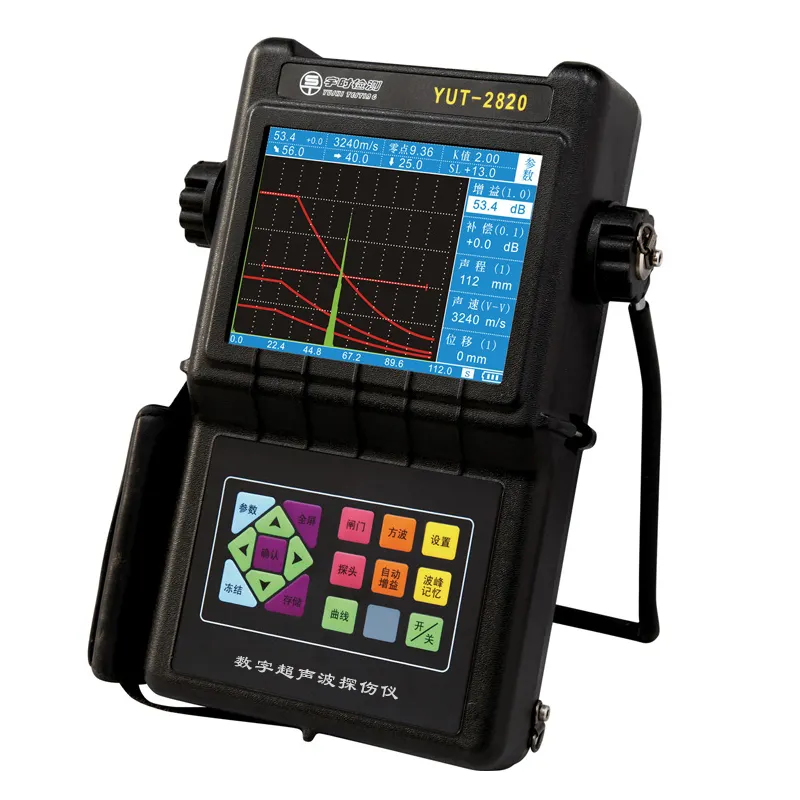 Yushi YUT-2820-Detector de fallas ultrasónico portátil, equipo de inspección de soldadura Digital