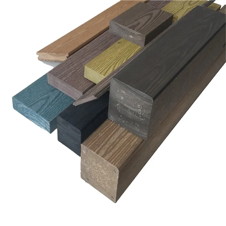 Madera de plástico HDPE para muebles de exterior, suministro de fabricante de madera, reciclada