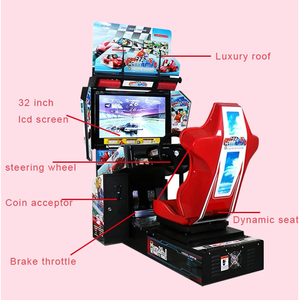 Sikke işletilen Outrun 32 araba yarışı oyun makinesi simülatörlü atari simülatörü sürüş makinesi satılık yarış arabası atari makinesi - Product Image 4