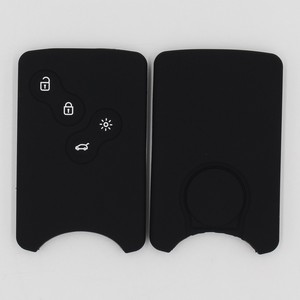 Renault Dust Collector Capture Clio Logan <strong>Megane</strong> 1 2 <strong>3</strong> Koleos Scenic Nema Fluence Zoe Accessory with 4-button Silicone Car <strong>Key</strong> - Product Image 1