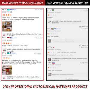 QVAND sécurité industrielle acier 6 trous ciseaux moraillon dispositif de verrouillage groupe verrouillage moraillon Tagout pour la sécurité électrique - Product Image 5