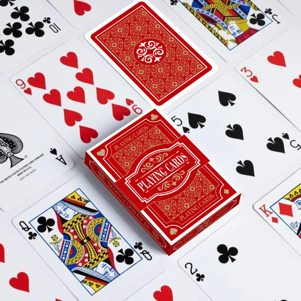 Carte da gioco personalizzate con carta da gioco in plastica con carta da gioco personalizzate con carta da Poker Saudi