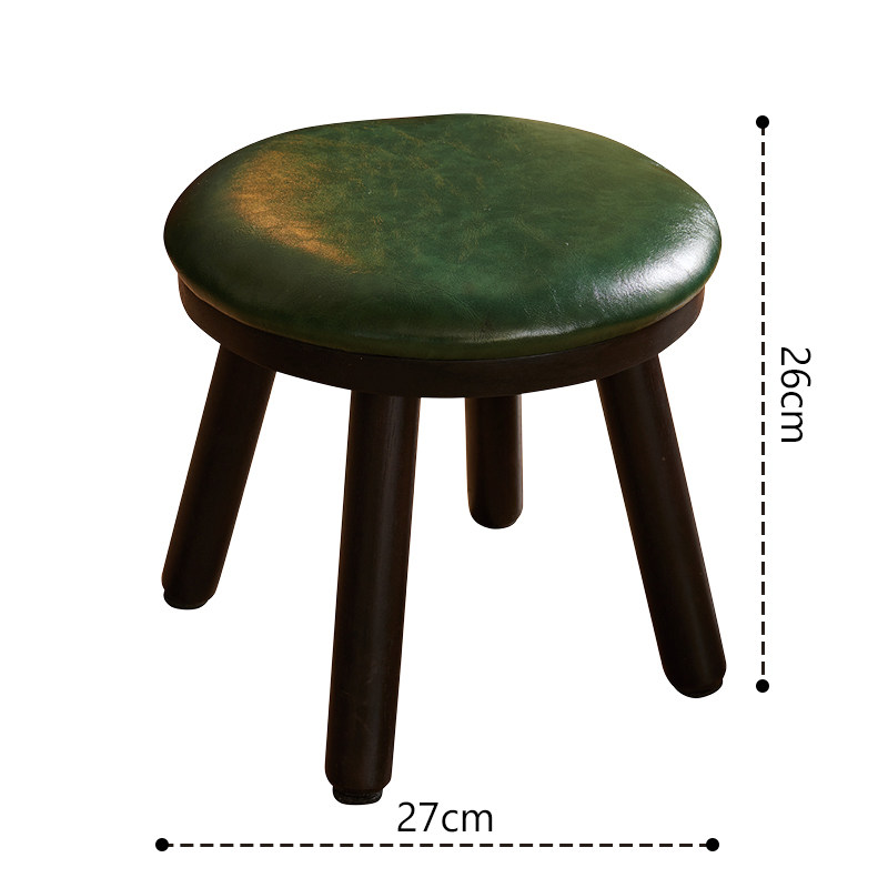 Taburete redondo verde