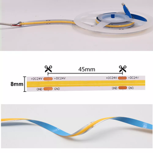 SXZM dim 320LED/m esnek akıllı şerit işık özelleştirilebilir renk COB CE Rohs FCC IP20 12v 24v ile merdiven gardırop için LED - Product Image 4