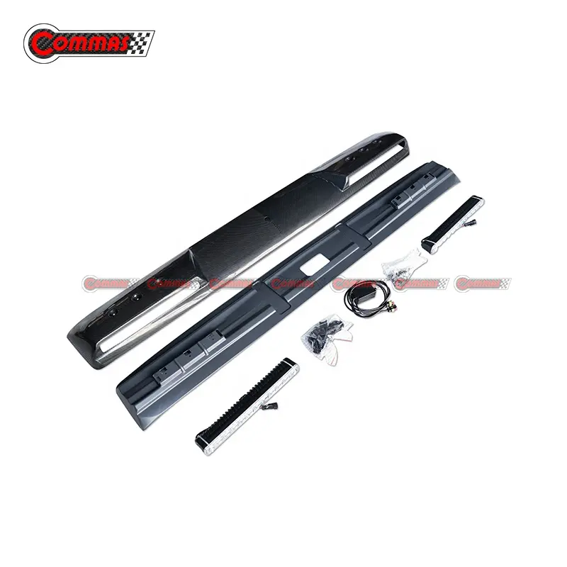 B Style Forged Carbon Fiber W464 Car Front Roof Spoiler For Mercedes Bens G Class Wagon W464