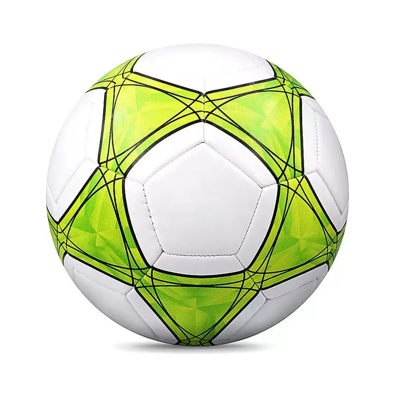 Misura materiale personalizzato a basso prezzo all'ingrosso in gomma e PVC 1-5 pallone da calcio in PVC pallone da calcio