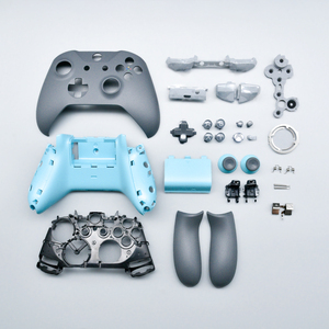 Orijinal tam Set yedek onarım parçaları denetleyici Mando Manette Shell kılıf konut Xbox One S denetleyicisi için gri yeşil mavi - Product Image 2