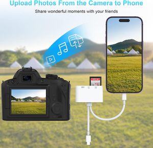 热卖USB C连接器至SD/tf卡读卡器适配器内存sd卡读卡器，适用于iPhone/iPad - Product Image 4