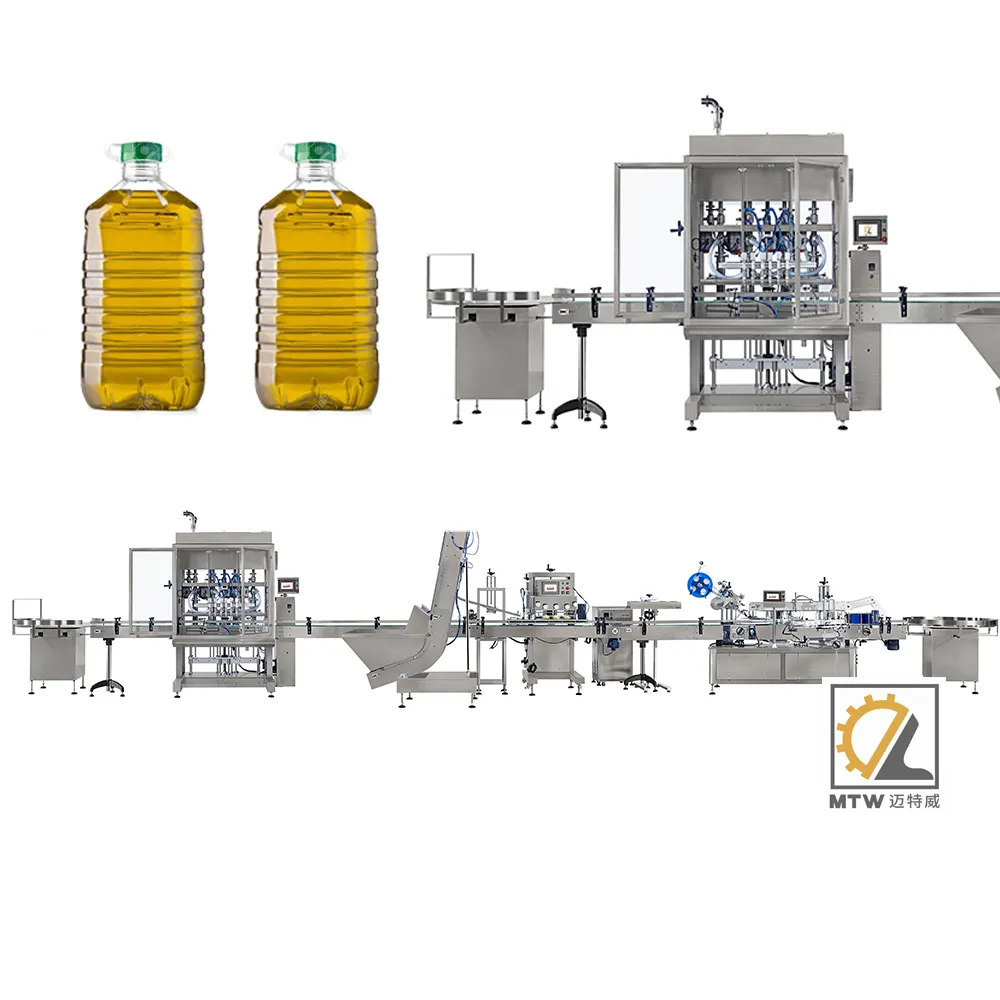 MTW自動食用食用油充填機オリーブオイルボトル充填機