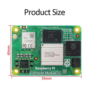 Raspberry Pi CM5 Compute Modul 5 BCM2712 Quad-Core Coxtex-76 Dual 4K Ausgang + HDR 800MHz Video 16/32GB EMMC Mit/Ohne Wi-Fi - Product Image 2