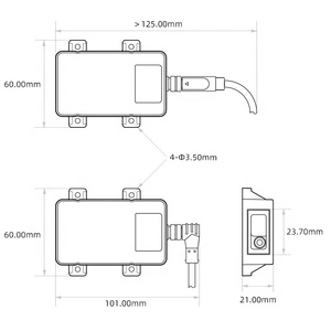 Bán buôn Nhà cung cấp các trang web 80m phạm vi 1 mét độ chính xác 20Hz Tỷ lệ RS485 giao diện IP67 không thấm nước đầy <span class=keywords><strong>Laser</strong></span> <span class=keywords><strong>Finder</strong></span> Phạm vi cảm biến - Product Image 5