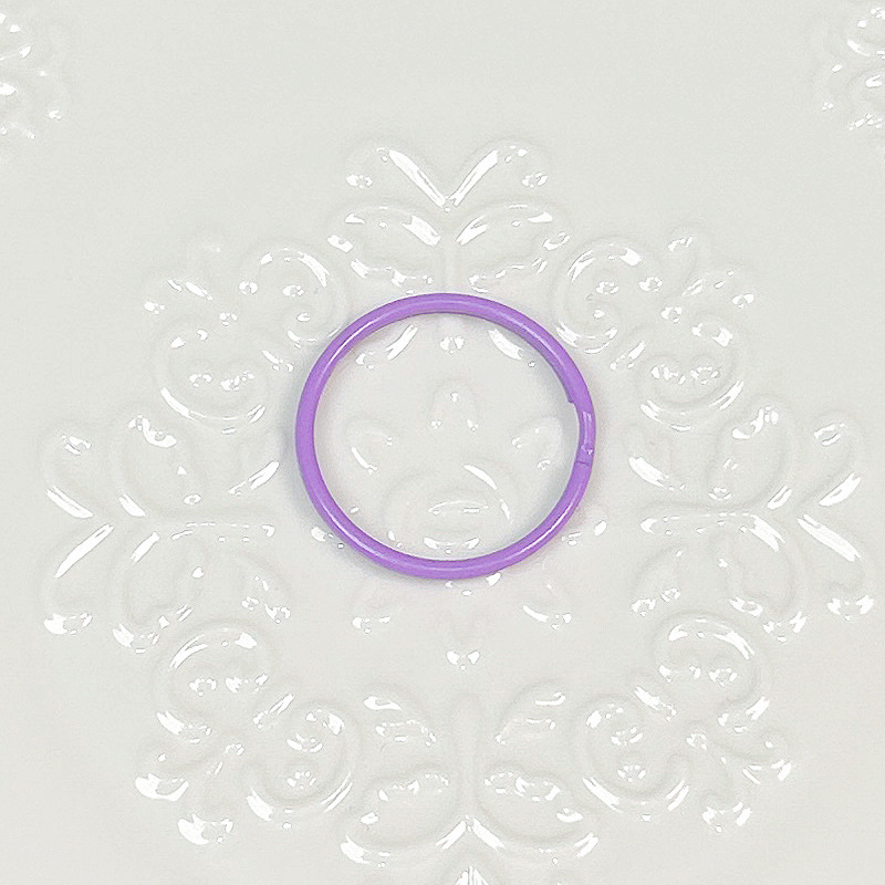 Porte-clés ouverture 25 mm - violet