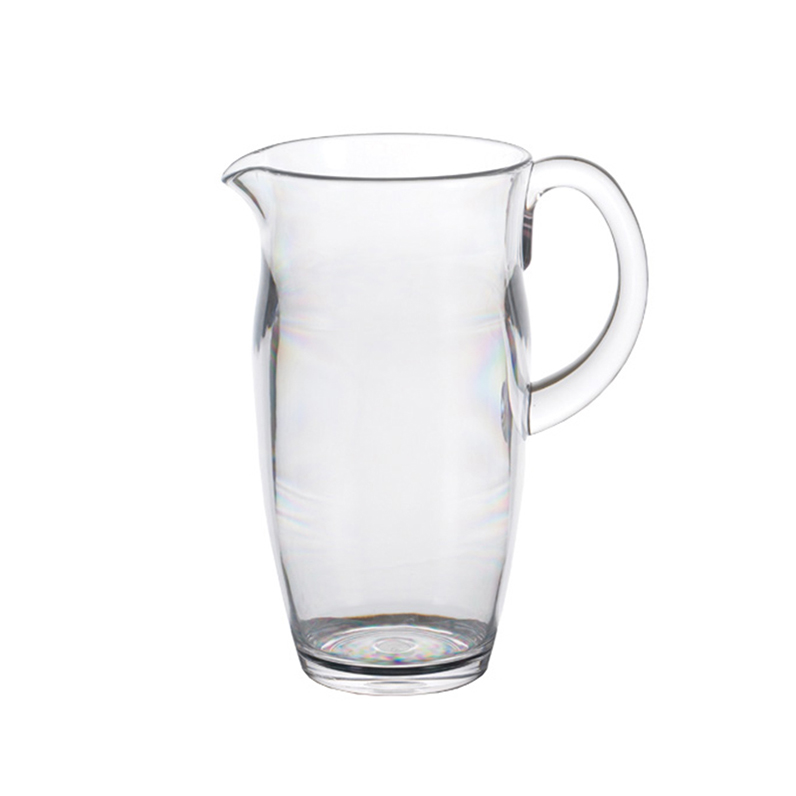 Barware 1140ml Unbreakable Ice Lip Jug with Spout Plastic Beer Pitcher 43oz Polycarbonate Beer Jug