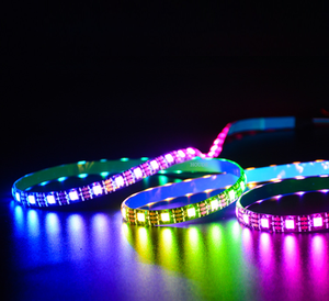 Смарт-лента RGB, 5 В, 12 В, Ws2812, Ws2811, RGBIC, 60 светодиодов, 144 светодиодов, полноцветная светодиодная лента ws2812 - Product Image 1